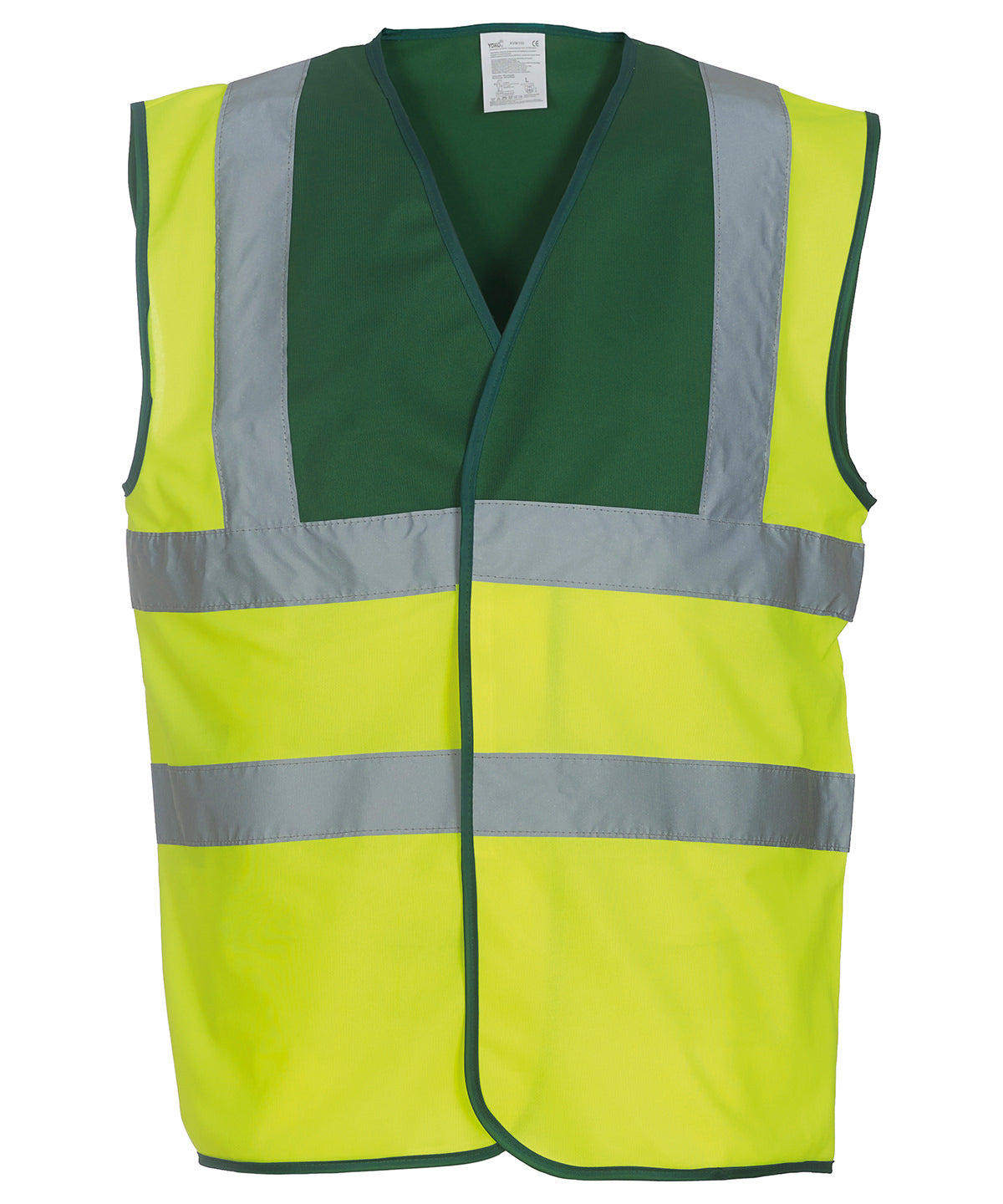 Yoko - Hi-vis 2-band-and-braces waistcoat (HVW100) - YK001