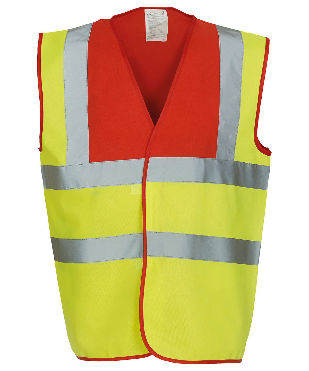 Yoko - Hi-vis 2-band-and-braces waistcoat (HVW100) - YK001