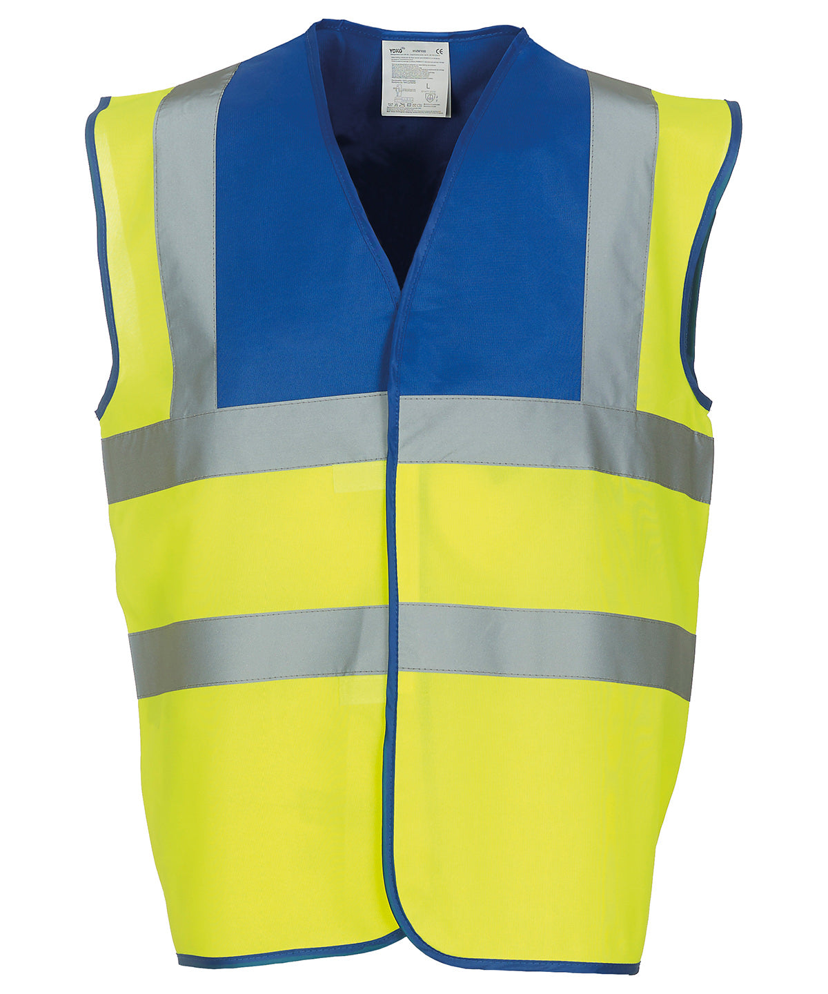 Yoko - Hi-vis 2-band-and-braces waistcoat (HVW100) - YK001