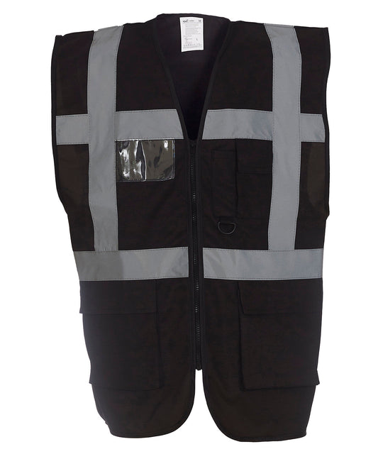 Yoko - Multifunctional executive hi-vis waistcoat (HVW801) - YK002
