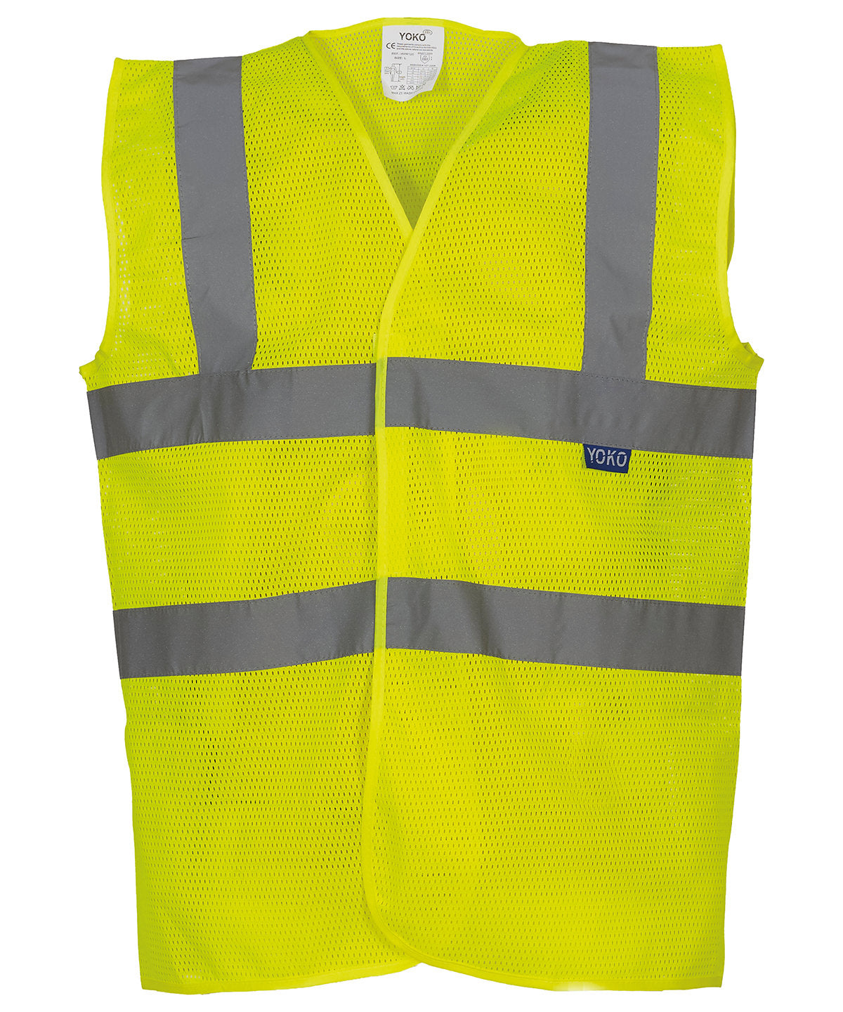 Yoko - Top cool open mesh 2-band-and-braces waistcoat (HVW120) - YK006