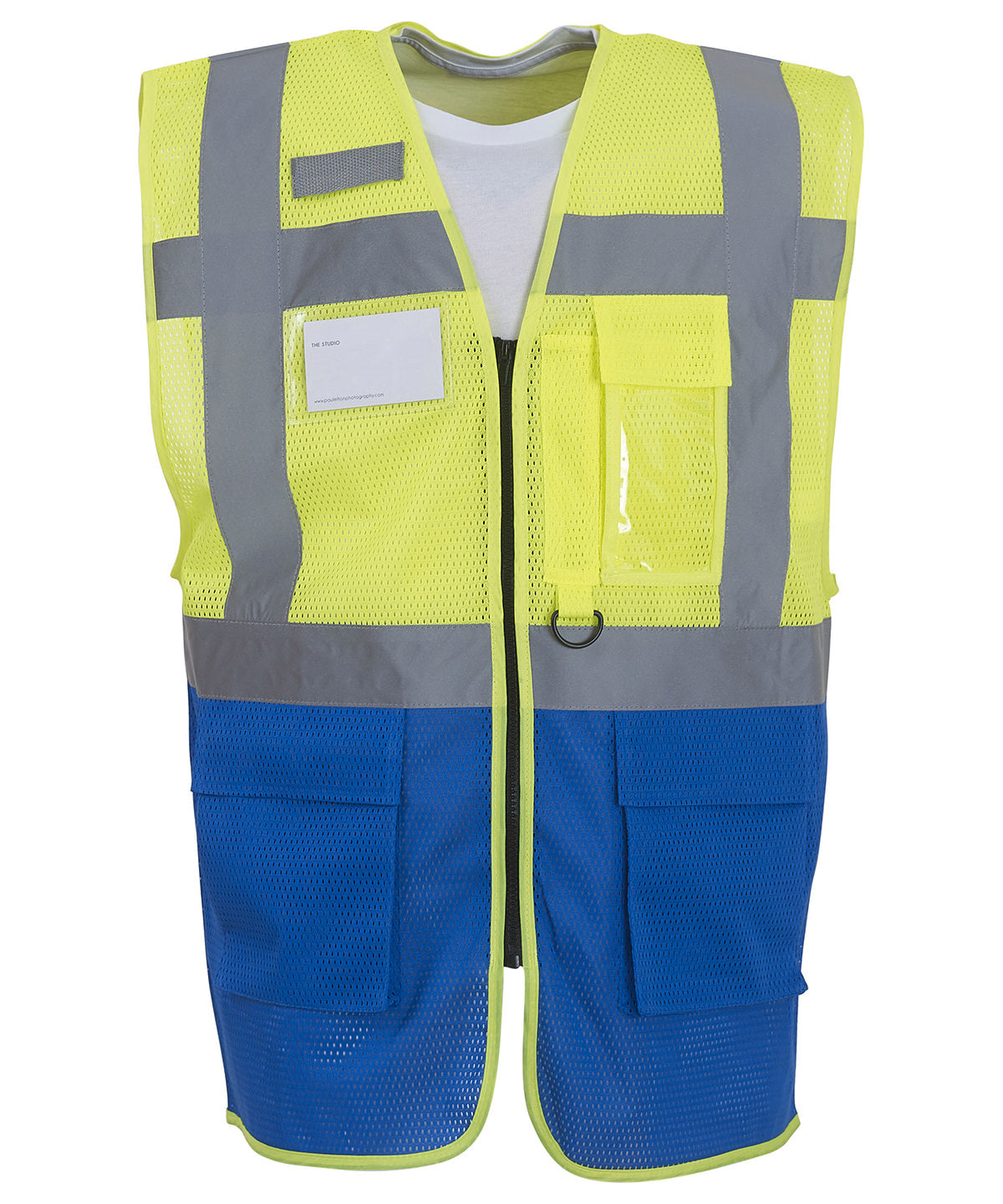 Yoko - Hi-vis top cool open-mesh executive waistcoat (HVW820) - YK015