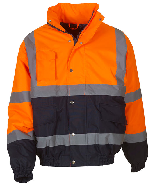 Yoko - Hi-vis two-tone bomber jacket (HVP218) - YK044