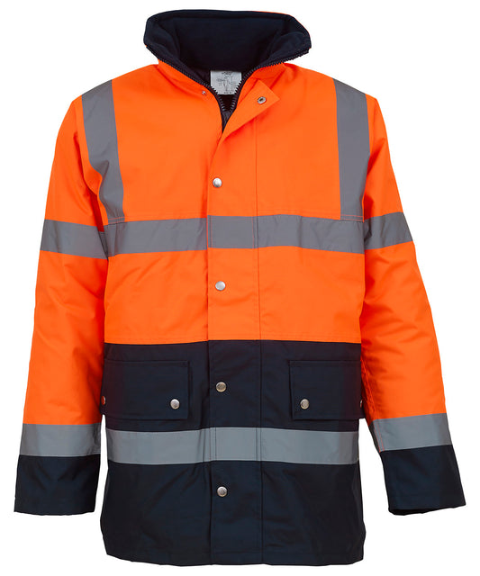 Yoko - Hi-vis two-tone motorway jacket (HVP302) - YK048