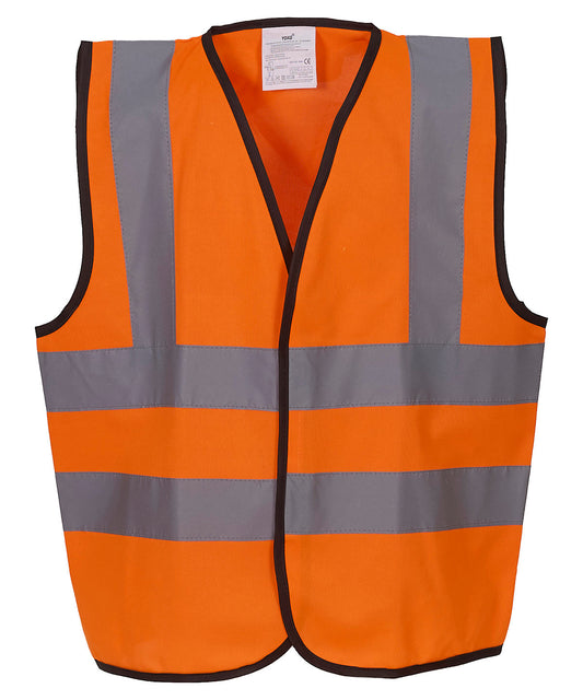 Yoko - Kids hi-vis 2 b&b waistcoat (HVW100CH) - YK100