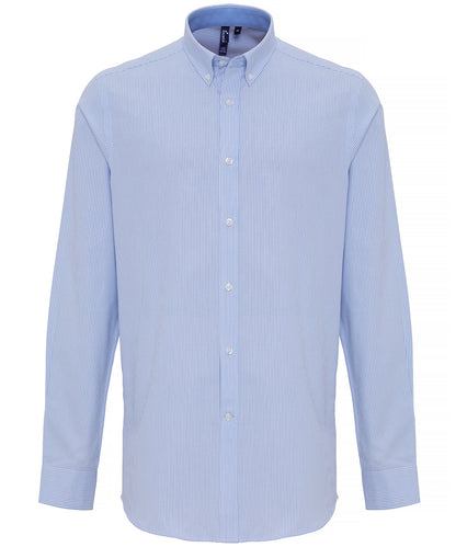 Premier - Cotton-rich Oxford stripes shirt - PR238
