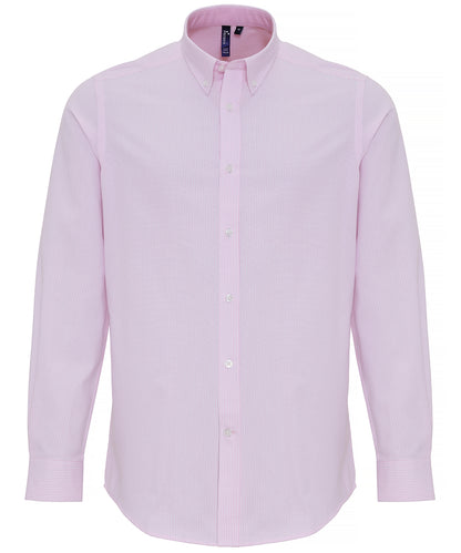 Premier - Cotton-rich Oxford stripes shirt - PR238