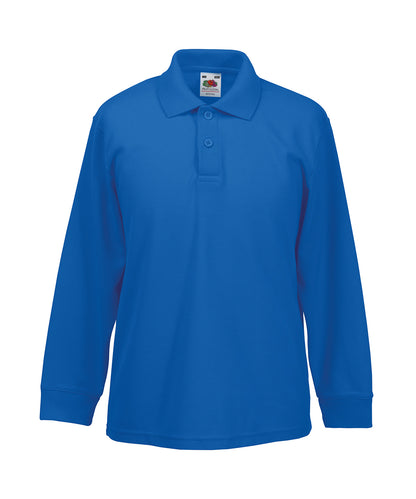 Fruit of the Loom - Kids long sleeve 65/35 polo - SS320