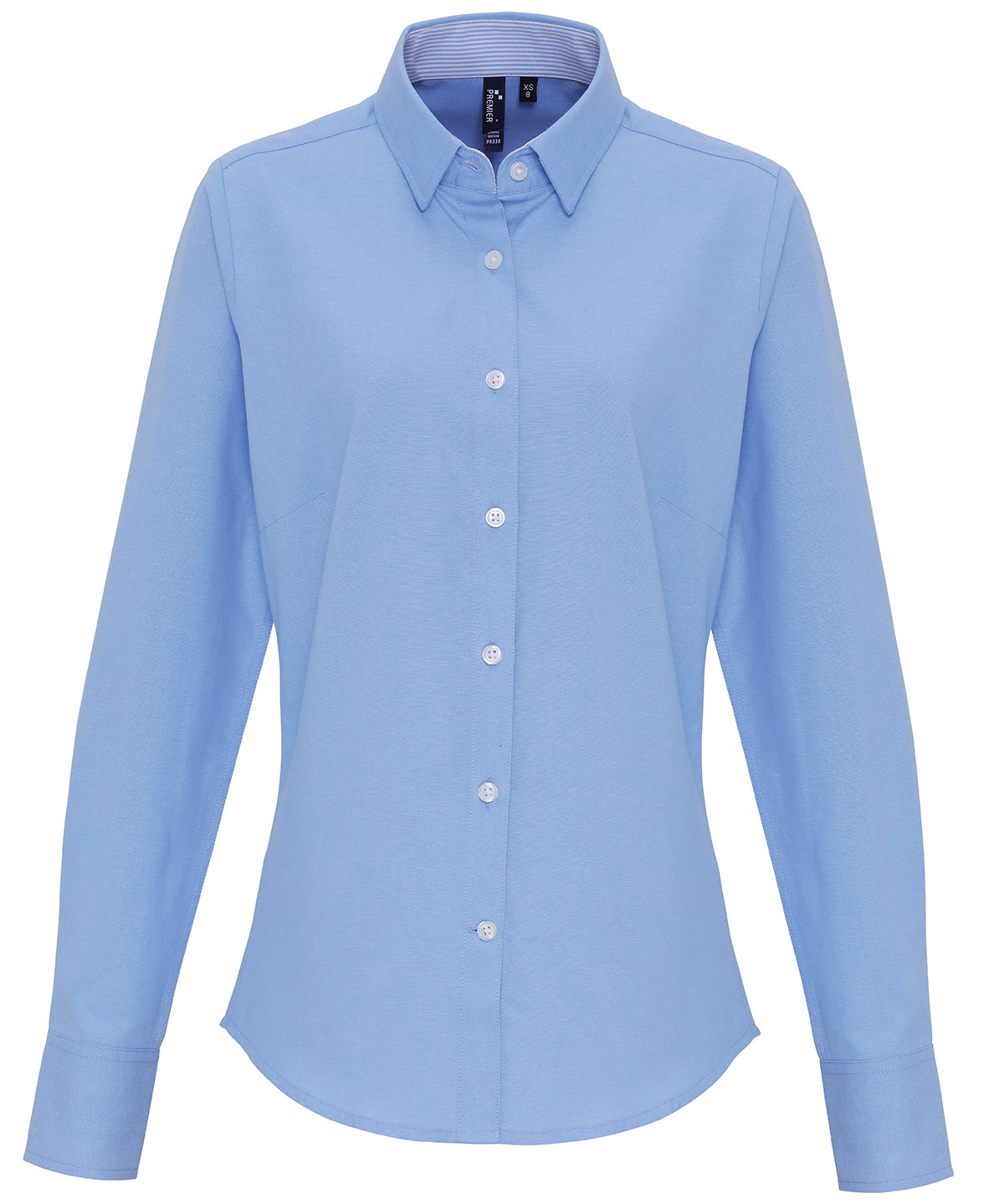 Premier - Women's cotton-rich Oxford stripes blouse - PR338