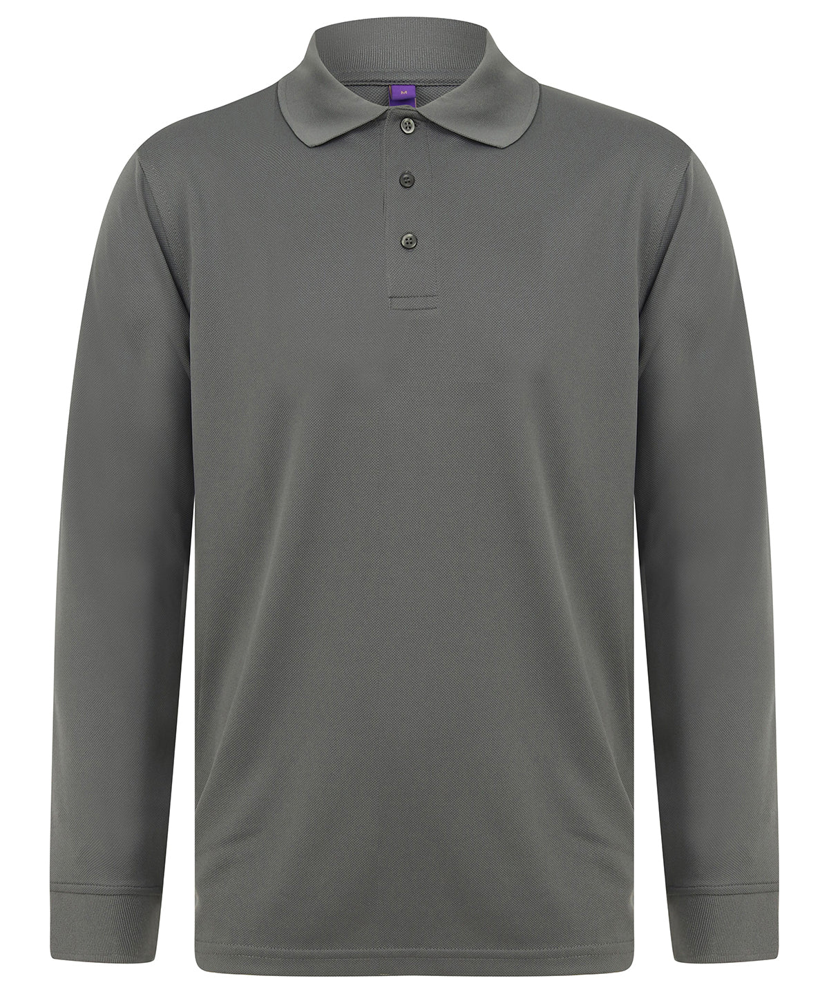 Henbury - Long sleeve Coolplus® polo shirt - HB478