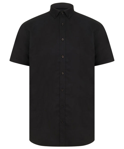 Henbury - Modern short sleeve Oxford shirt - HB517