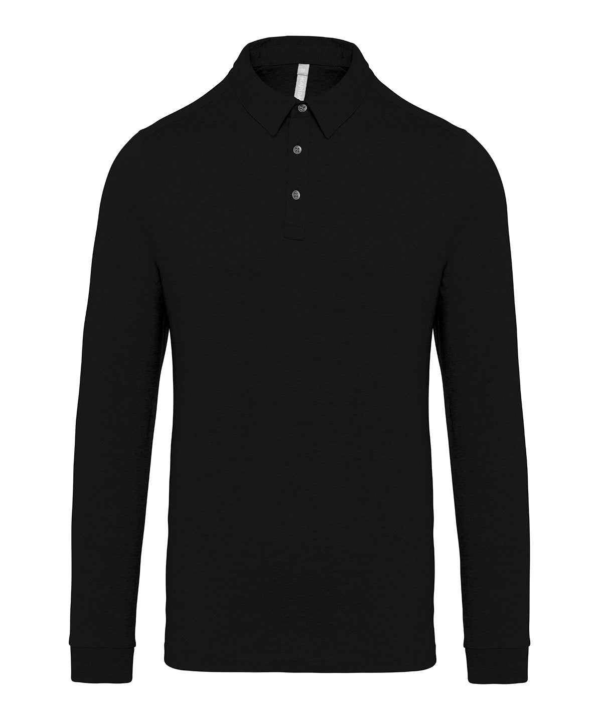 Kariban - Jersey knit long sleeve polo shirt - KB264