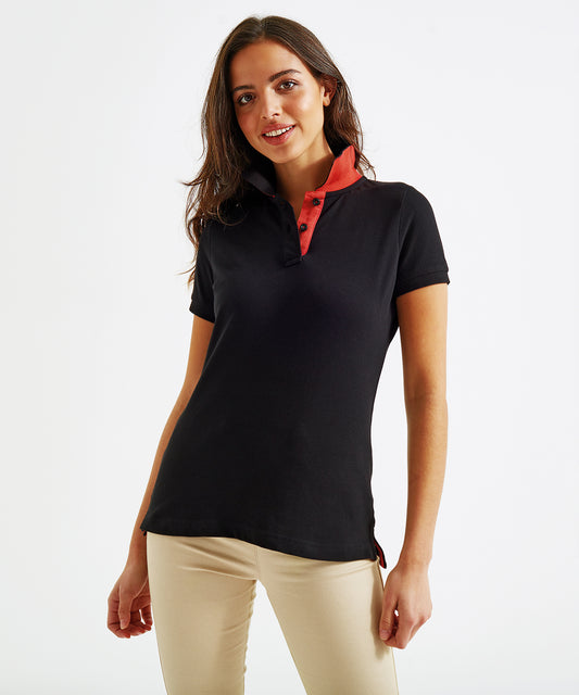 Asquith & Fox - Women's contrast polo - AQ022
