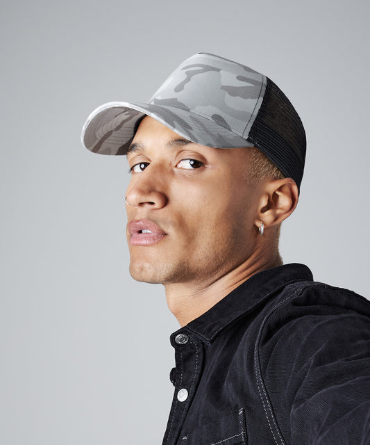 Beechfield - Camo snapback trucker - BC694