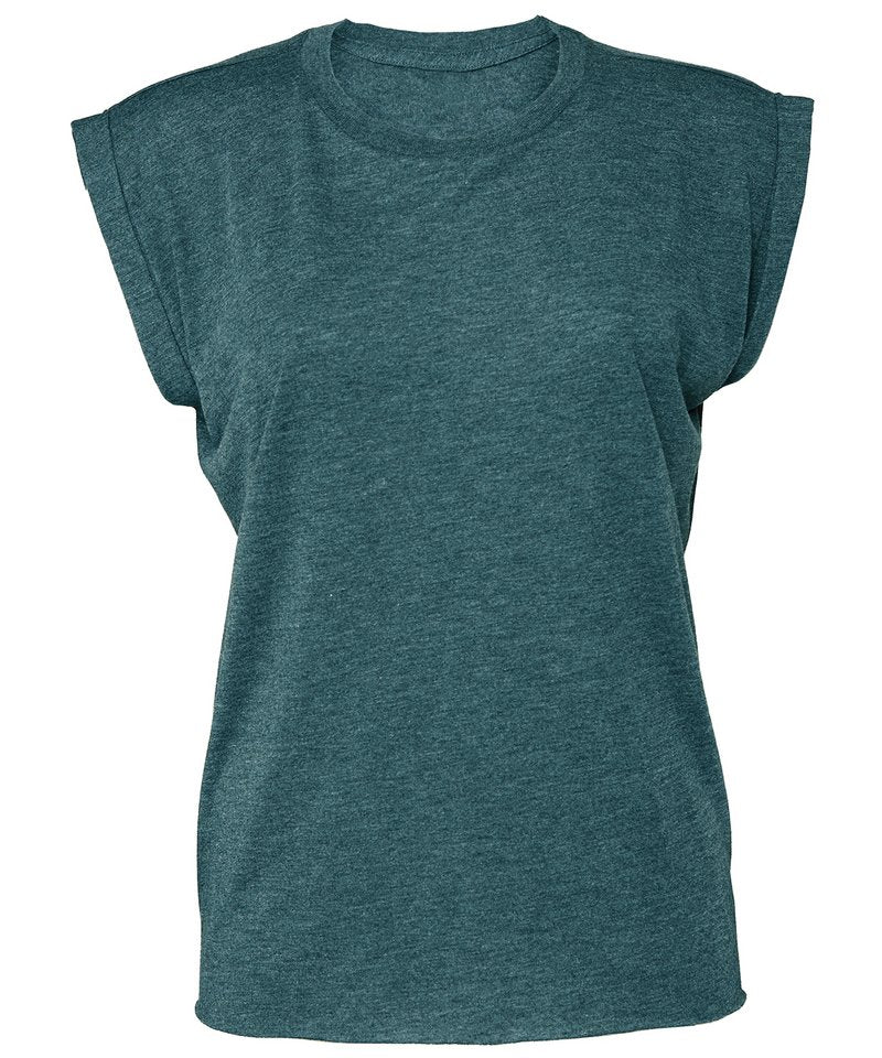 Bella Canvas - Women's flowy muscle tee with rolled cuff - BE128