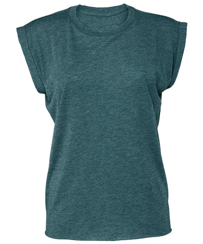 Bella Canvas - Women's flowy muscle tee with rolled cuff - BE128