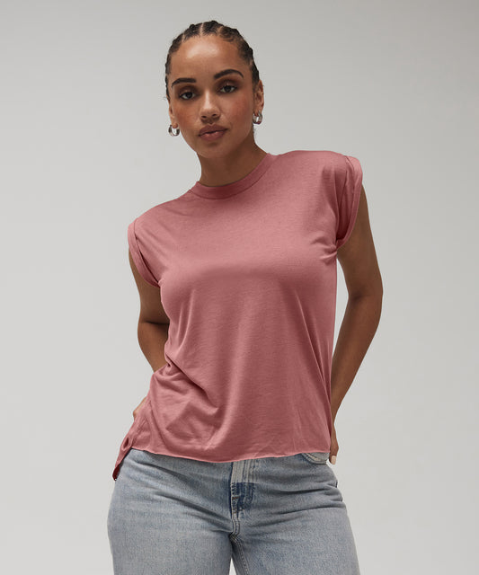 Bella Canvas - Women's flowy muscle tee with rolled cuff - BE128