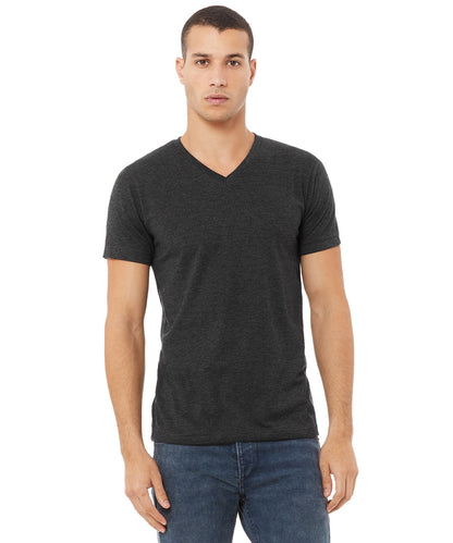 Bella Canvas - Unisex heather CVC short sleeve v-neck tee - CV09H