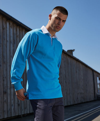 Front Row - Long sleeve plain rugby shirt - FR100