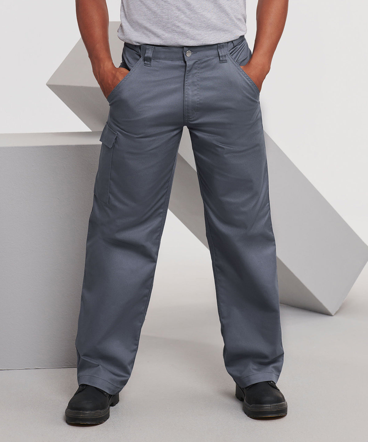 Russell Europe - Polycotton twill workwear trousers - J001M
