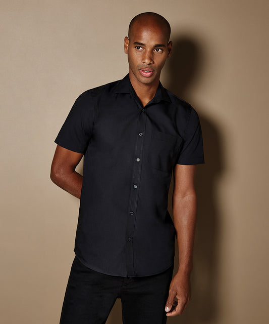 Kustom Kit - Poplin shirt short-sleeved (tailored fit) - KK141