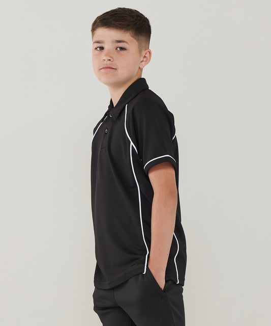 Finden & Hales - Kids piped performance polo - LV372