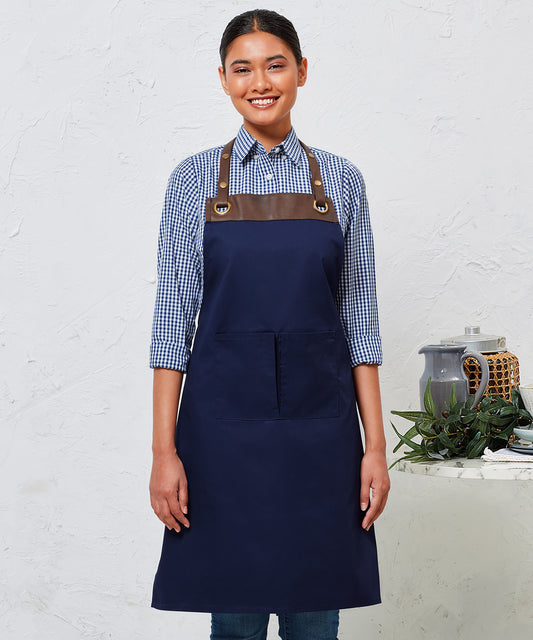 Premier - Espresso bib apron - PR123
