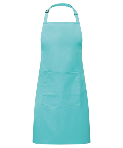 Premier - Colours bib apron with pocket - PR154
