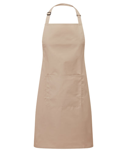 Premier - Colours bib apron with pocket - PR154