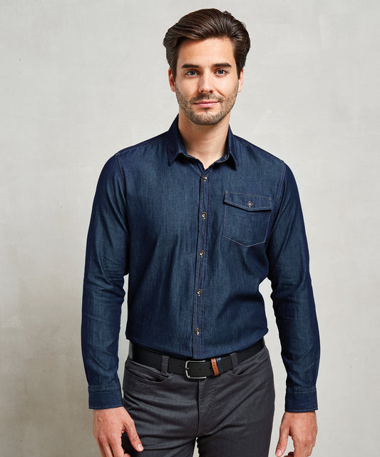 Premier - Jeans stitch denim shirt - PR222