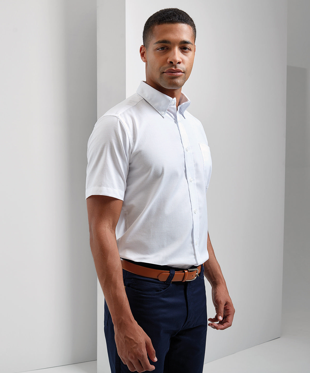 Premier - Signature Oxford short sleeve shirt - PR236