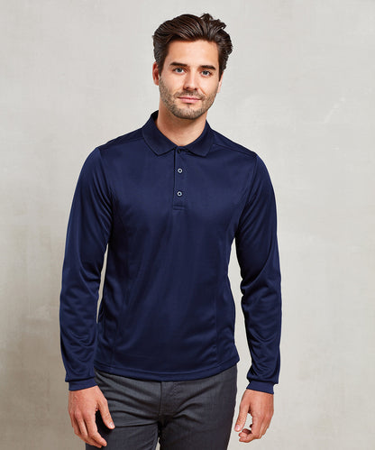 Premier - Long sleeve Coolchecker® piqué polo - PR617