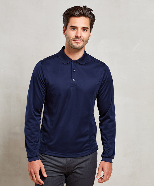 Premier - Long sleeve Coolchecker® piqué polo - PR617