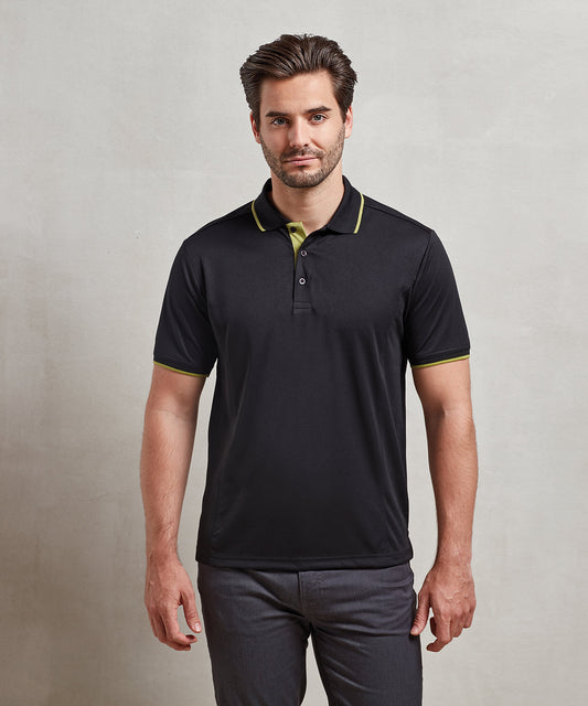 Premier - Contrast Coolchecker® polo - PR618