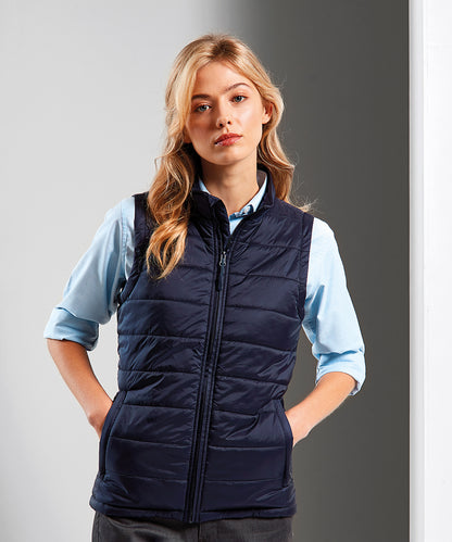 Premier - Women’s ‘Recyclight’ padded gilet - PR815