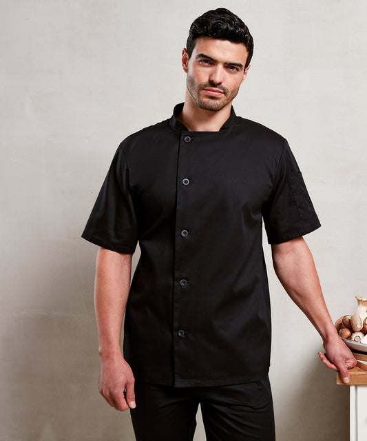 Premier - Chef's essential short sleeve jacket - PR900