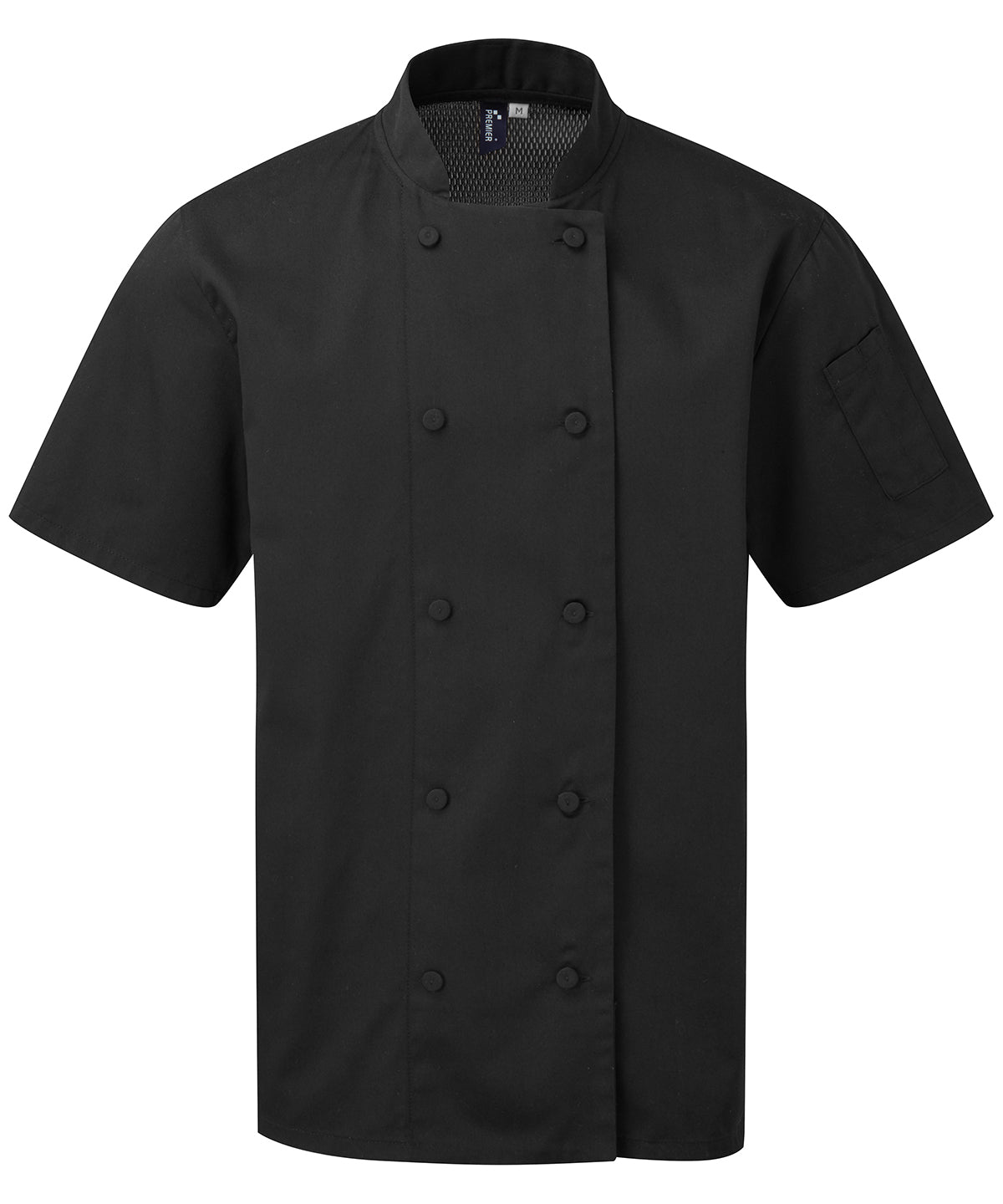 Premier - Chefs Coolchecker® short sleeve jacket - PR902