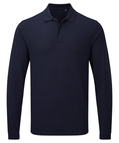 Premier - ‘Essential’ unisex long sleeve workwear polo shirt - PR997