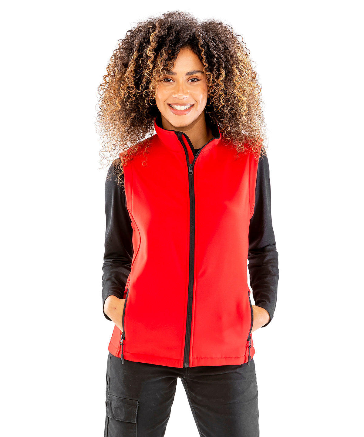 Result Core - Women's printable softshell bodywarmer - R232F