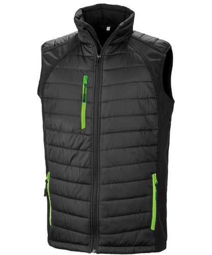 Result Genuine Recycled - compass padded softshell gilet - R238X