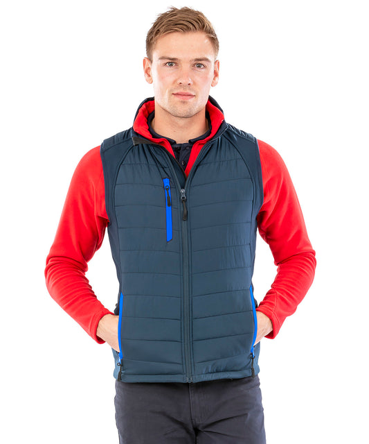 Result Genuine Recycled - compass padded softshell gilet - R238X