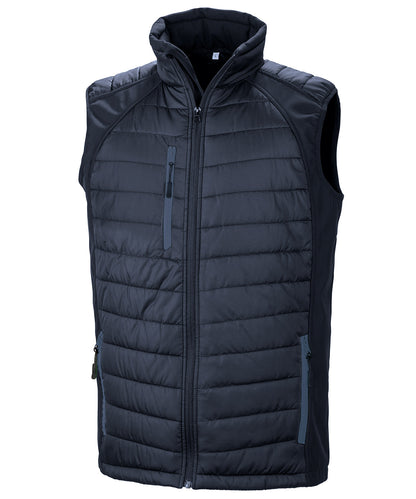 Result Genuine Recycled - compass padded softshell gilet - R238X