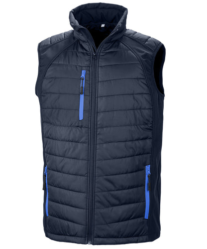 Result Genuine Recycled - compass padded softshell gilet - R238X