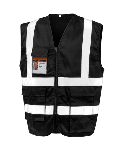 Result Safeguard - Heavy duty polycotton security vest - R477X