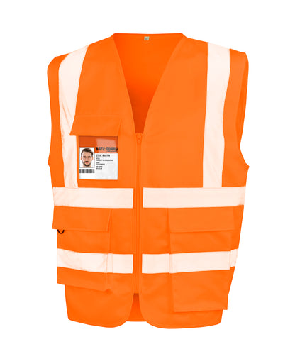 Result Safeguard - Heavy duty polycotton security vest - R477X