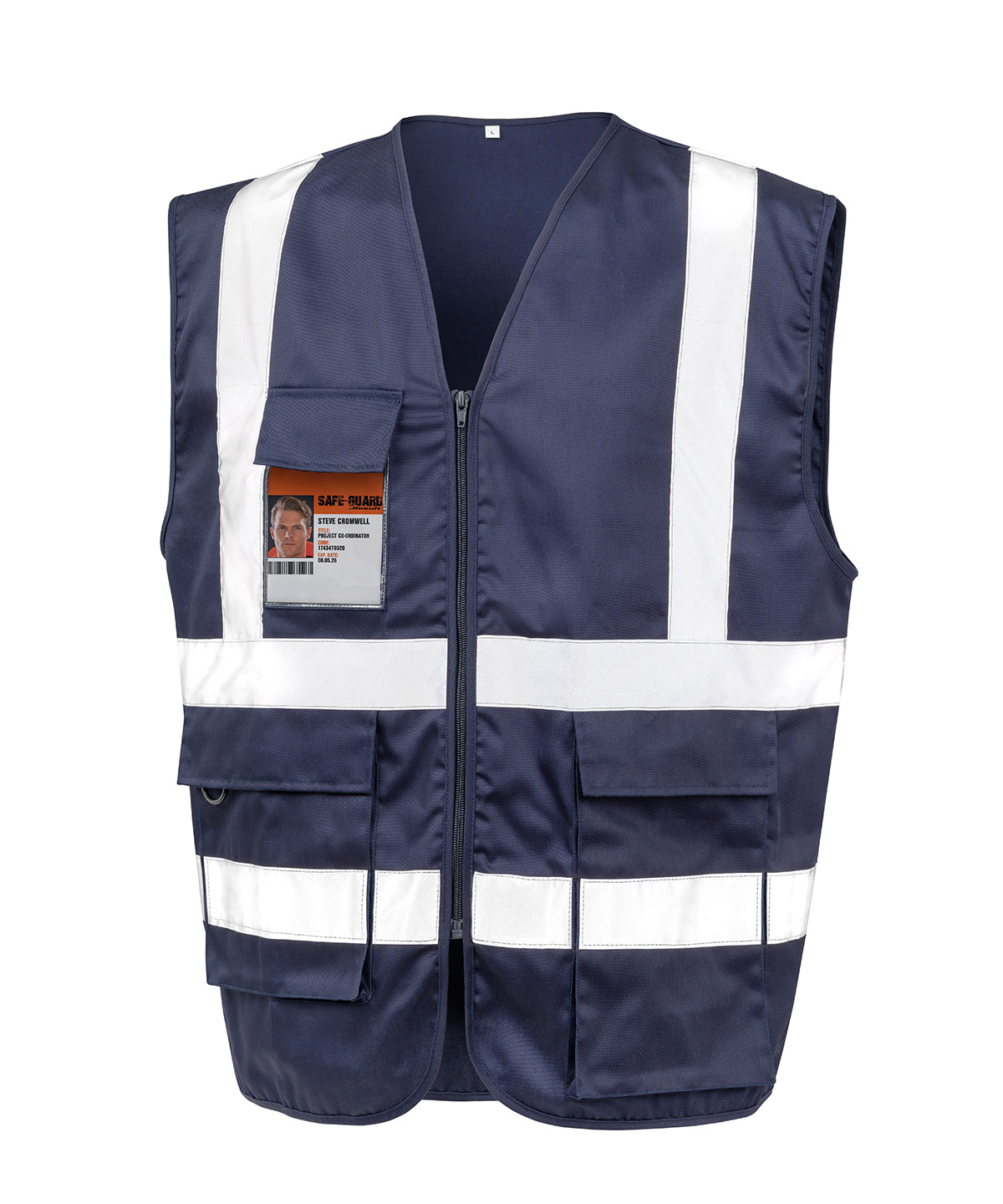 Result Safeguard - Heavy duty polycotton security vest - R477X