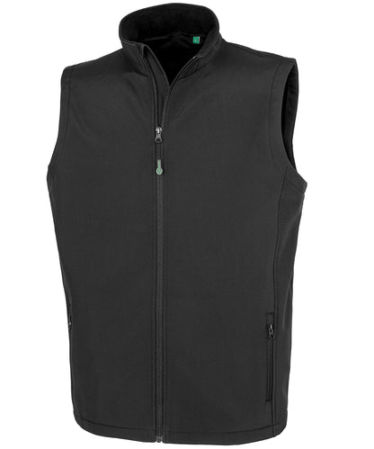 Result Genuine Recycled - Men's recycled 2-layer printable softshell bodywarmer - R902M