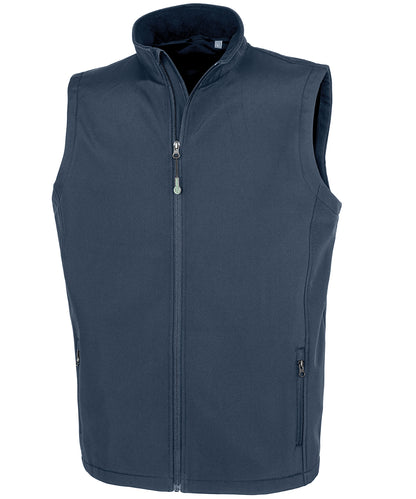 Result Genuine Recycled - Men's recycled 2-layer printable softshell bodywarmer - R902M