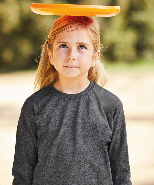 Fruit of the Loom - Kids long sleeve valueweight T - SS007