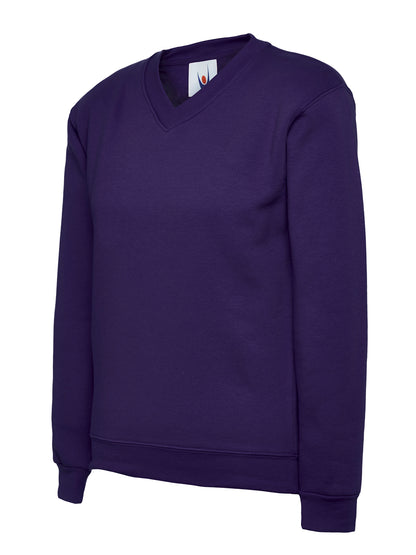Uneek - Childrens Classic V-Neck Sweatshirt - UC206